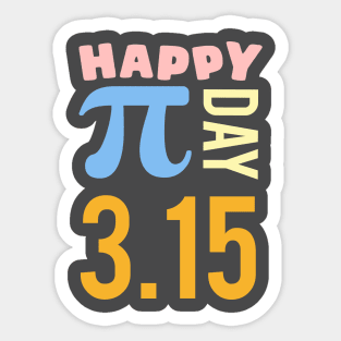 happy pi day funny Sticker